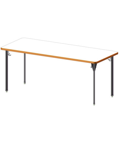 USA Capitol 36x72 Half Horseshoe Table