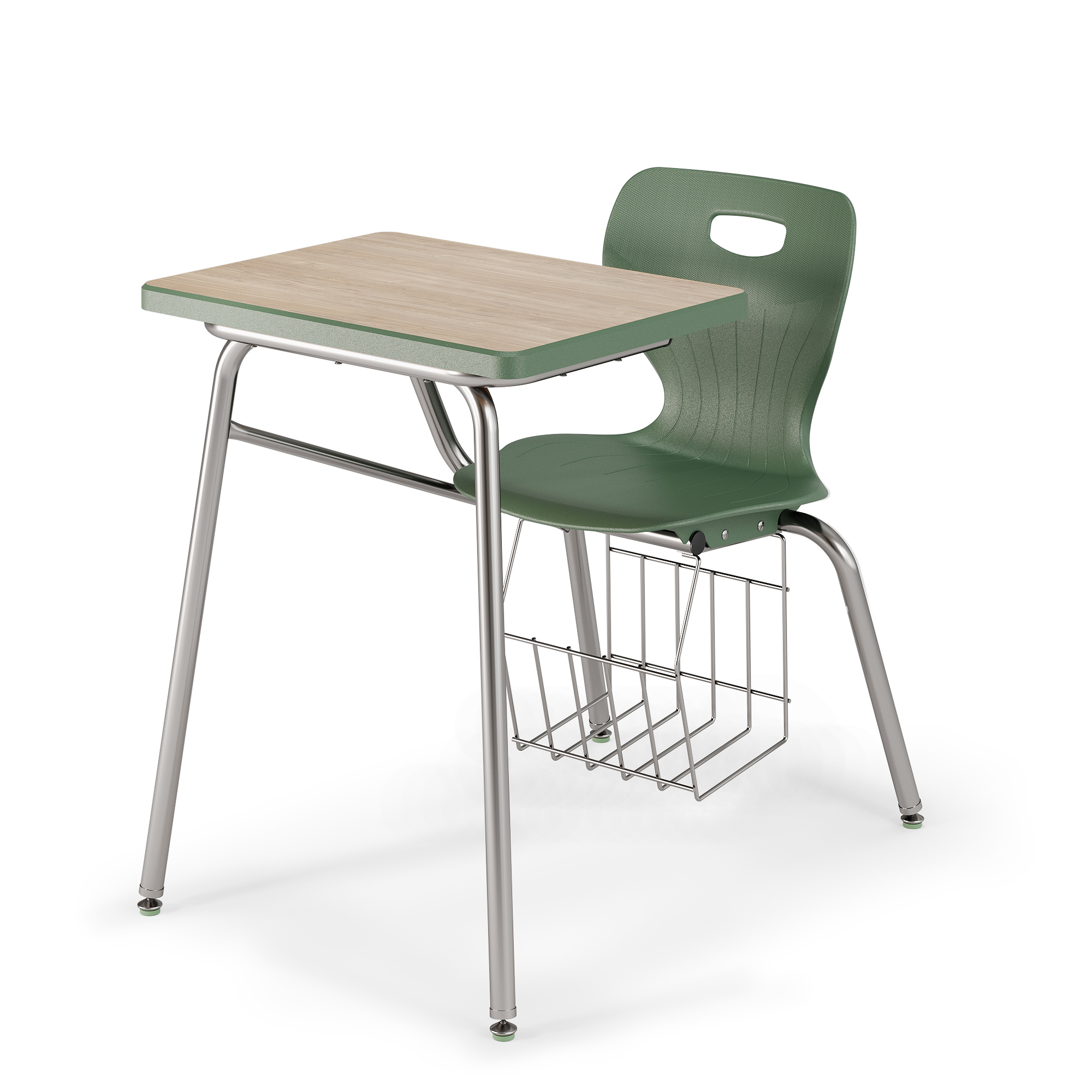 Combination-Desk-with-Book-Basket