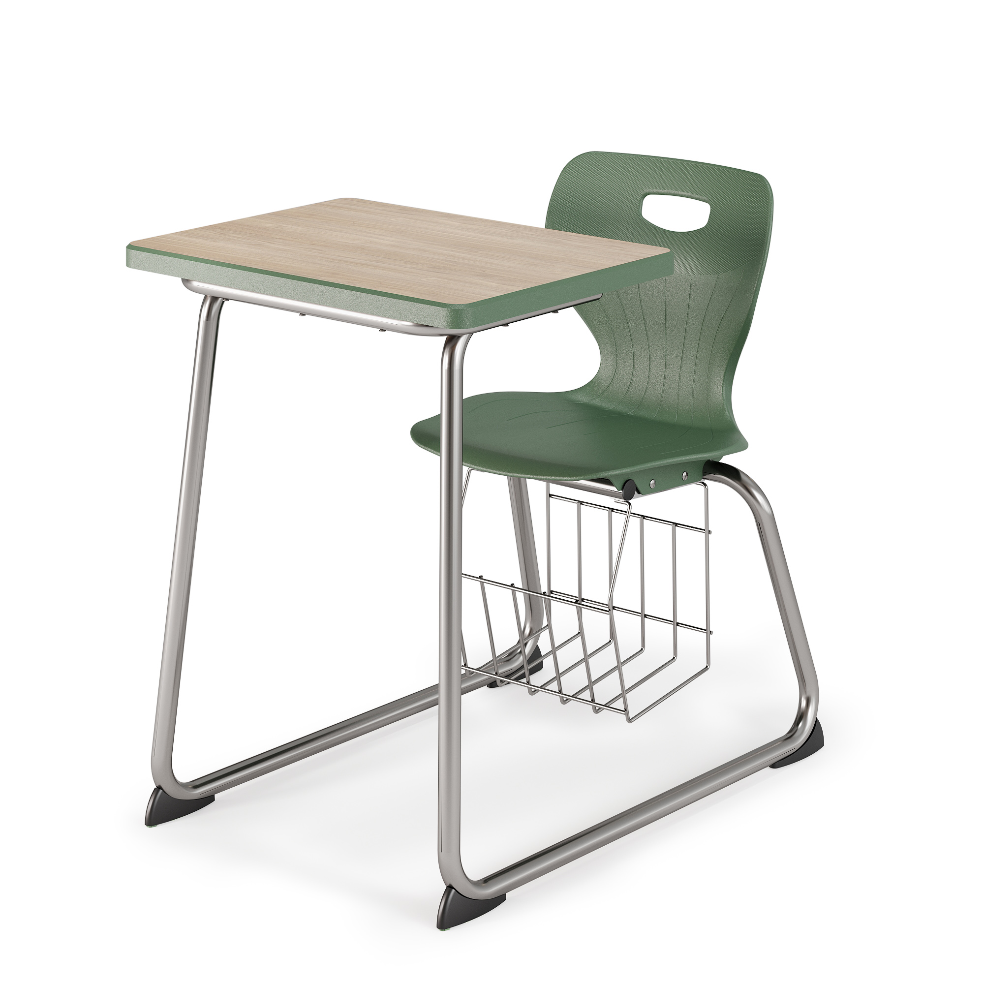 Dual-Entry_Combination-Desk-with-Book-Basket